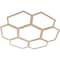 Ekena Millwork Florin Wood Fretwork Pierced Ceiling Medallion, Alder, 40"OD x 14 1/8"ID x 3/8"T CMWP40X40X0375FOAL - alternate 3